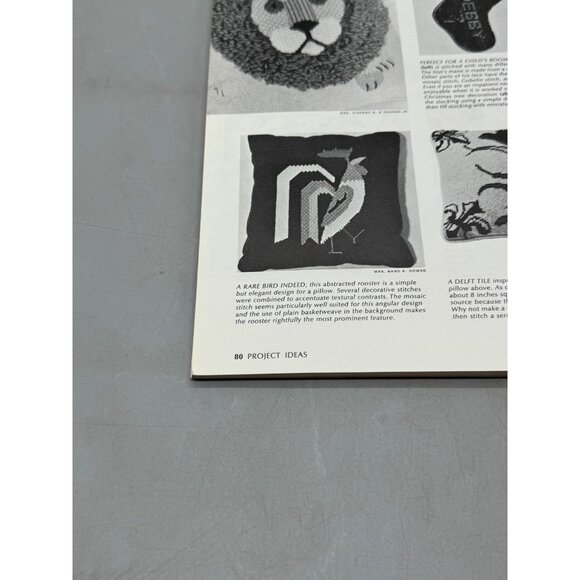 Needlepoint Techniques & Projects By Sunset Editors Paperback book 1972 READ - Picture 5 of 5